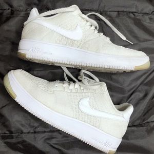Nike Air Force 1 Flyknit White Pure Platinum